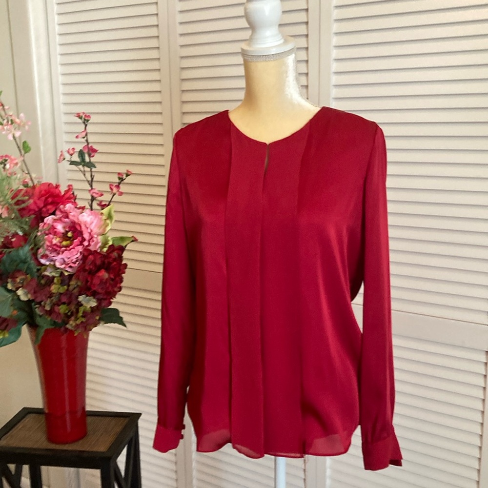 Coldwater Creek Red Dress Top